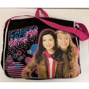 iCarly Icarly Messenger Bag School Tote Shoulder 2010 Nickelodeon 15"x14"